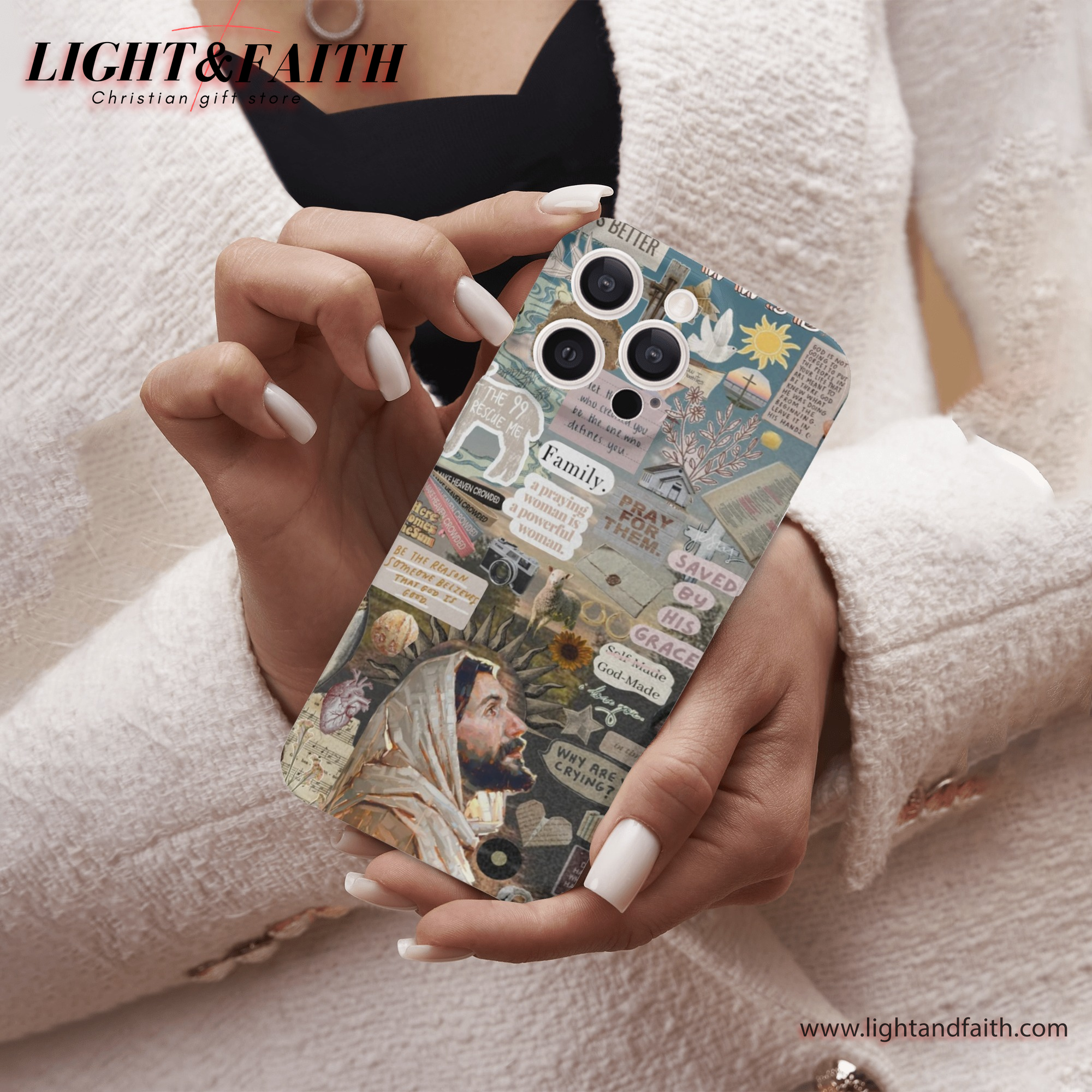 Jesus Life Phone Case, Christian Phone Case, Bible Verse Phone Case, Religious Gift, PCLAF24